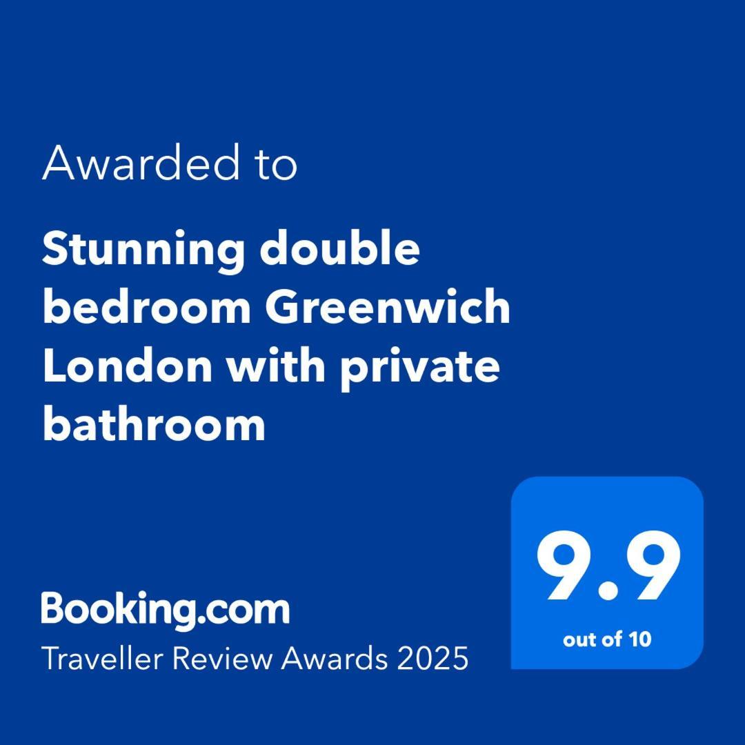Stunning Double Bedroom Greenwich London With Private Bathroom Bagian luar foto